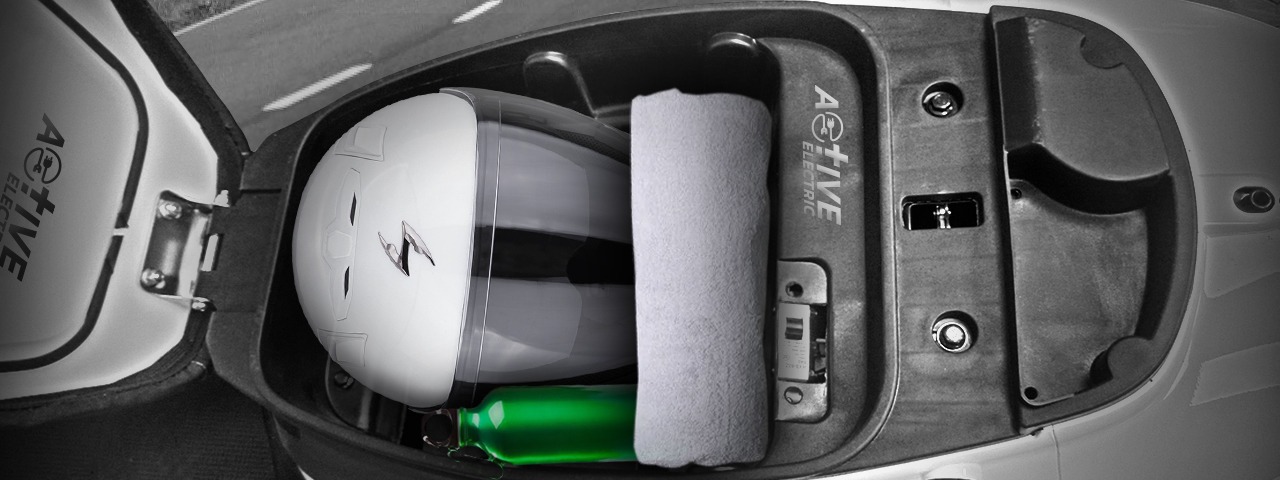 Image of Ather electric scooter on road